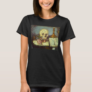 T-shirt Nature morte avec crâne, bougie, livre de Paul Céz