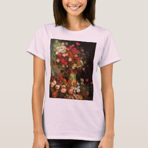 T-shirt Nature morte Fleurs dans un vase de Vincent van Go