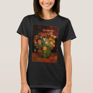 T-shirt Nature morte Vase avec Zinnias par Vincent van Gog