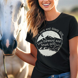 T-shirt Nature Scène Bible Citation Nuit Vêtements chrétie