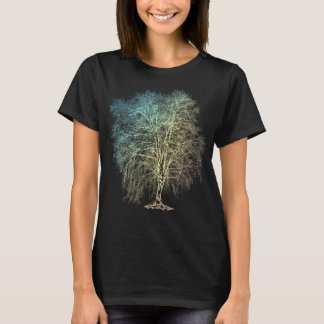T-shirt Nature vintage Arbres extérieurs Paysage Chêne Lo
