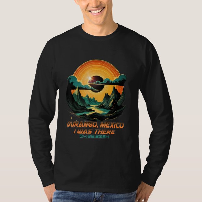 T-shirt Nature Wildlife Total Solar Eclipse 2024 Durango M (Devant)
