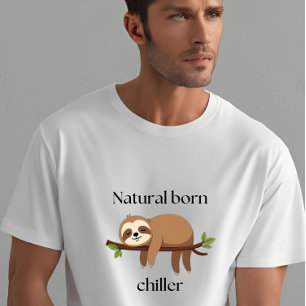 T-shirt NATUREL BORN CHILLER Beach Vacances d'été Mode