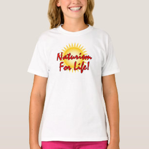 T-shirt Naturist - Naturism For Life Débardeur