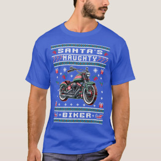 T-shirt Naughty Biker Ugly Christmas Sweater