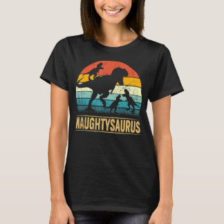 T-shirt Naughty Dinosaur T Rex Naughtysaurus 3 Enfants Fam