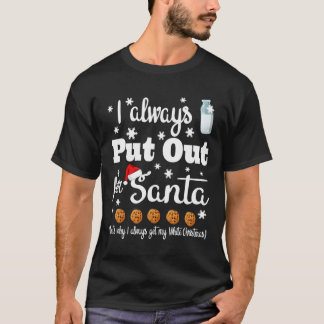 T-shirt Naughty J'Ai Toujours Émis Pour Père Noël Sweater 