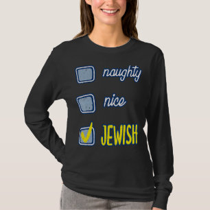 T-shirt Naughty Jewish Ugly Hanukkah Sweater Chanukah