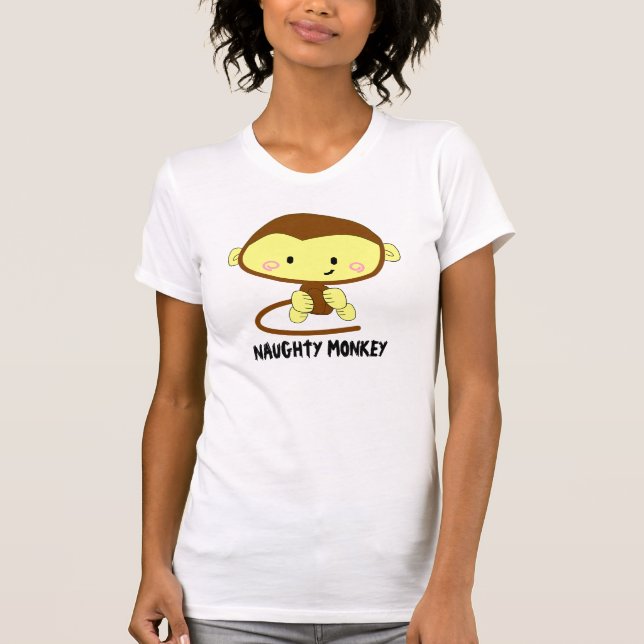 T-shirt Naughty Monkey (Devant)