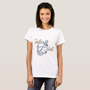 T-Shirt Nauticl Feelin' Nauti pour femmes
