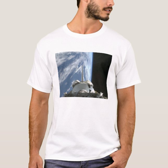 T-shirt Navette spatiale Baie de charge utile d'Endeavor (Devant)