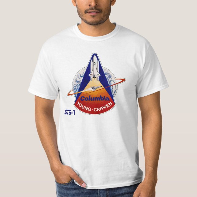 T-SHIRT NAVETTE SPATIALE DE LA NASA STS-1 (Devant)
