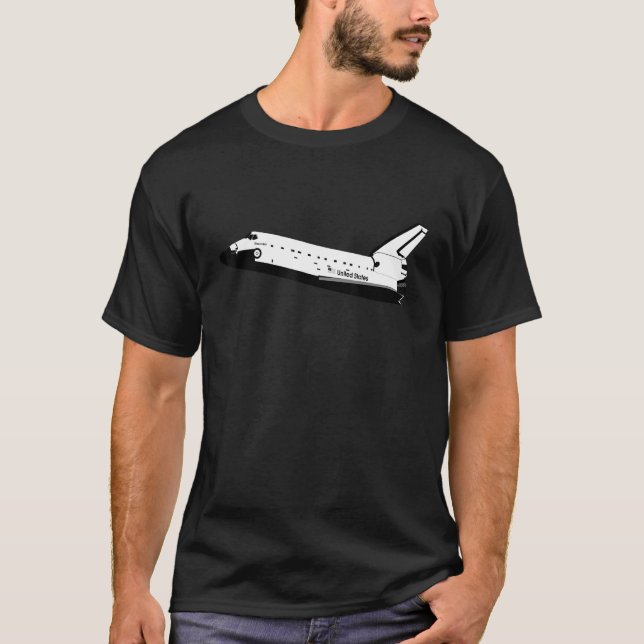 T-shirt Navette Spatiale T-Shirt. Space Shuttle Discovery  (Devant)