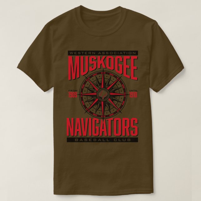 T-shirt Navigateurs Muskogee (Design devant)