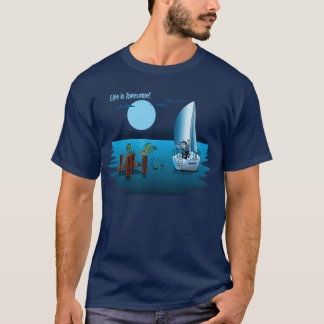 T-shirt Navigation au paradis : Chemise de zombi