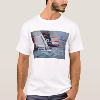 T-shirt navigation de tasse de l'Amérique s, voilier,