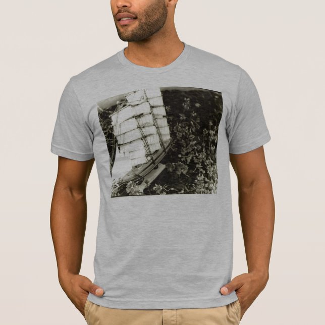 T-shirt Navigation par les mauvaises herbes (Devant)