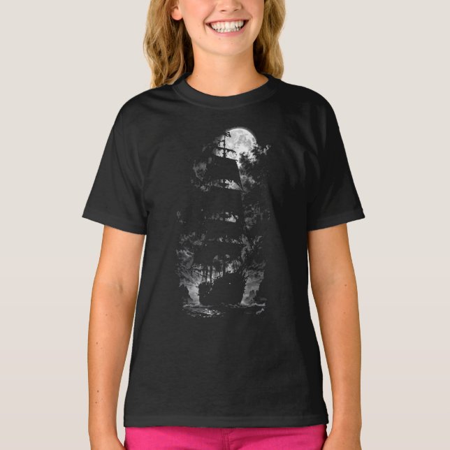 T-shirt Navire de nuit (Devant)