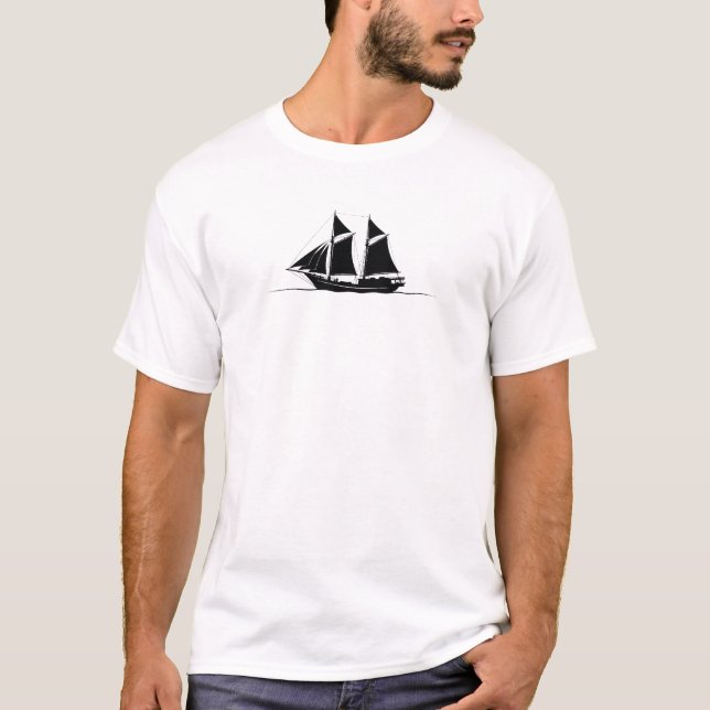 T-shirt Navire schooner Phinisi (Devant)