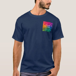 T-shirt Navy Blue Télécharger Ajouter un Modèle photo de l