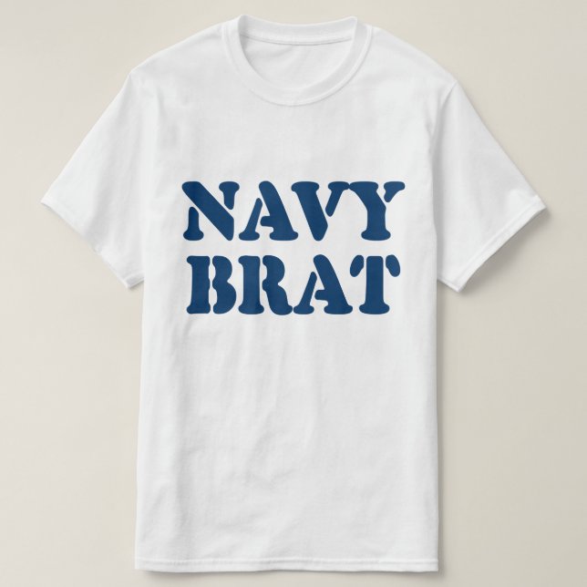 T-SHIRT NAVY BRAT (Design devant)