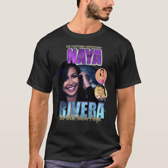 T-shirt Naya Rivera Repose en Paix RIP Cadeau Mémorial   (Devant)