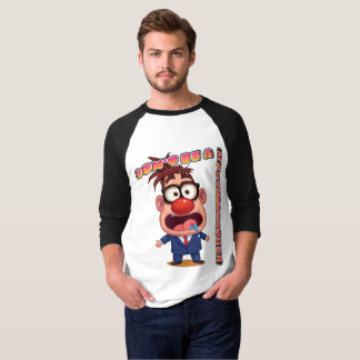 T-shirt N'Ayez Pas L'Air D'Un Respirateur Bucal Raglan