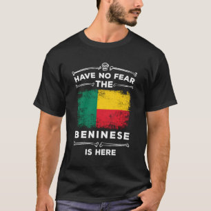 T-shirt N'Ayez Pas Peur Que Les Béninois Soient Ici Hallow