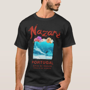 T-shirt Nazare Portugal Surf Vintage Retro 984