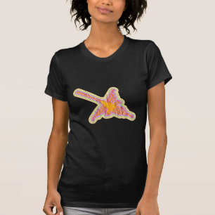 T-shirt Nazca Lignes Colibri Avec Effet Papier Rincé