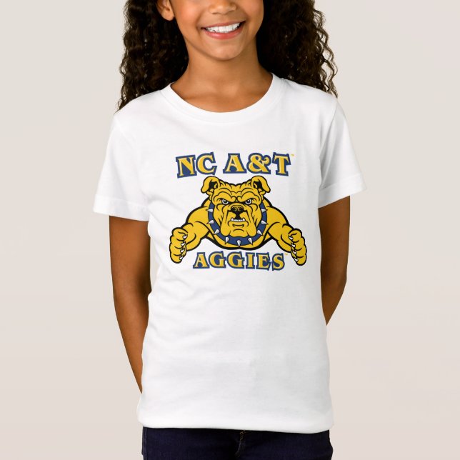 T-Shirt NC A&T Agences | Aggie Bulldog (Devant)