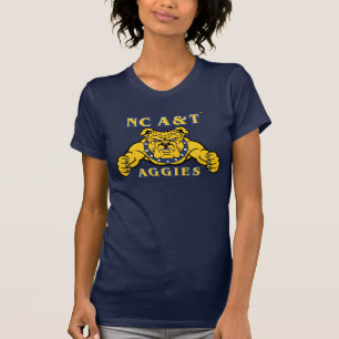 T-shirt NC A&T Agences   Aggie Bulldog