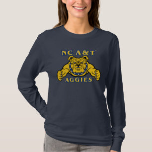 T-shirt NC A&T Agences   Aggie Bulldog
