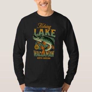 T-shirt Nc Lacs Voyage De Pêche Au Lac Waccamaw 1