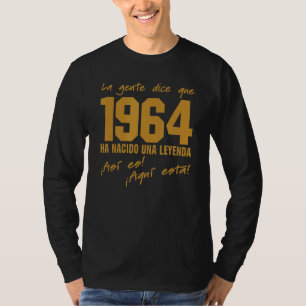 T-shirt Né 1964 Anniversaire tenue Vintage 1964 Célébratio