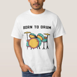 T-shirt Né à Drum
