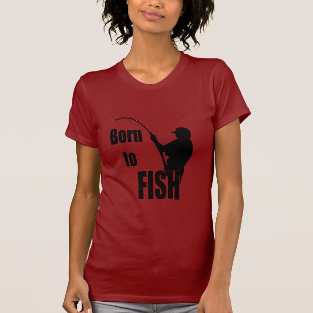 T-shirt Né à Fish (Devant)