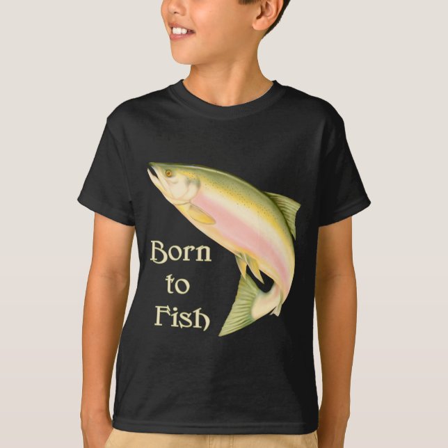 T-shirt Né à Fish (Devant)