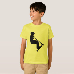 T-shirt Né à Scoot - Stunt Scooter Rider