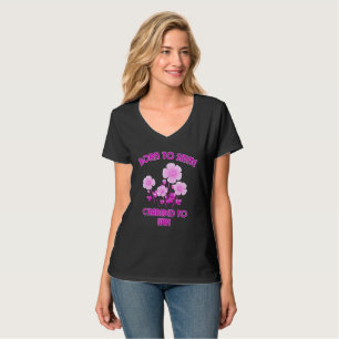 T-shirt Né à Shine, Charmé pour gagner