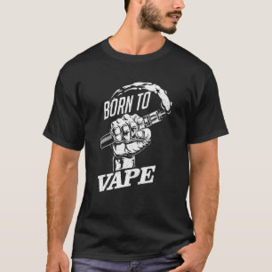 T-shirt Né À Vape