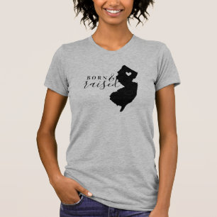 T-shirt Né au New Jersey et élevé dans l'état Tee