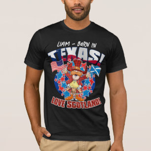 T-shirt NÉ AU TEXAS - LOVE SCOTLANDT-Shirt
