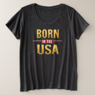 T-Shirt Né aux États-Unis