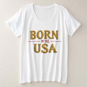 T-Shirt Né aux États-Unis