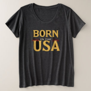 T-Shirt Né aux États-Unis