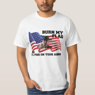 T-shirt Ne brûlez pas mon drapeau