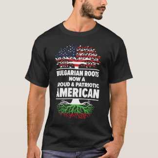 T-shirt Né Bulgarie Bulgarie Bulgarie États-Unis Citoyenne