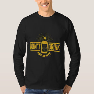 T-shirt Ne Buvez Pas Et Dériver Calculus Plaisanter Math P