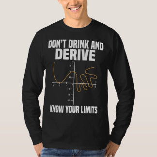 T-shirt Ne Buvez Pas Et Ne Dérivez Pas Et Connaissez Votre